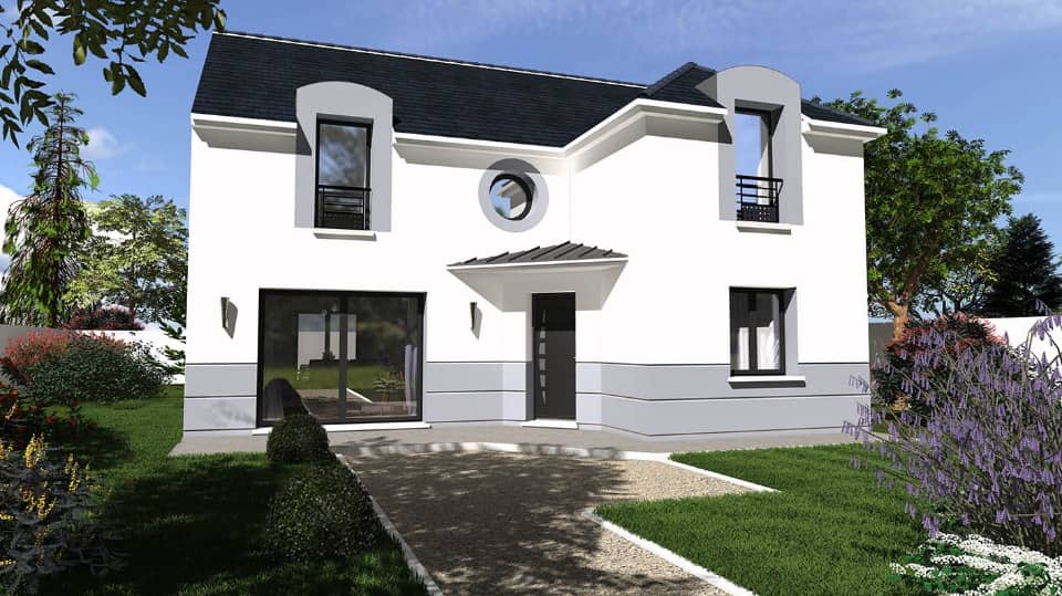 Maison neuve - Terrain à bâtir  () à Moret-Loing-et-Orvanne (77), prix 431 800 €