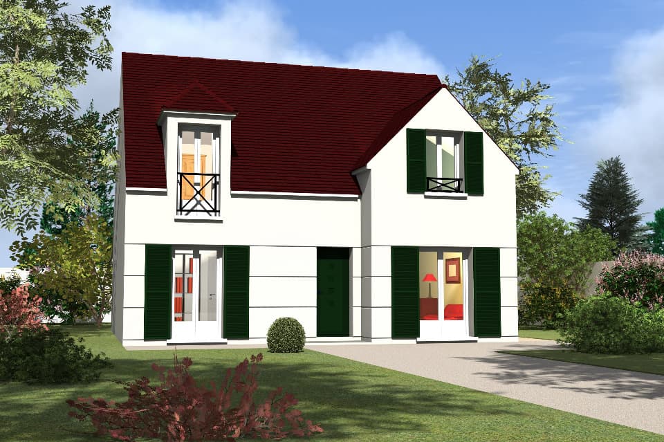 Maison neuve - Terrain à bâtir Chailly-en-Bière (77930) à Chailly-en-Bière (77), prix 440 900 €