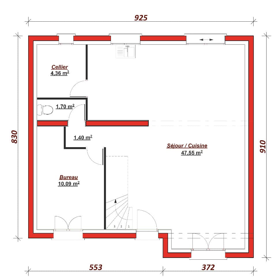 Maison neuve - Terrain à bâtir Noisy-le-Grand (93160) à Noisy-le-Grand (93), prix 650 000 €