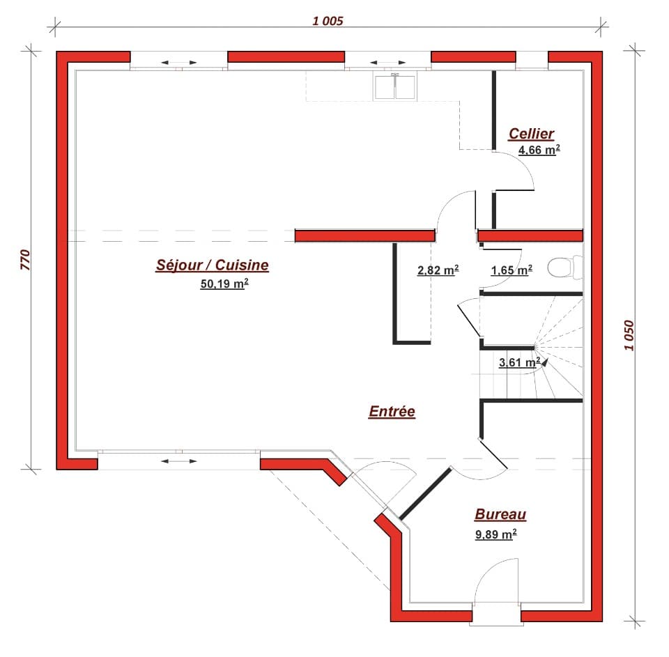 Maison neuve - Terrain à bâtir () à Drancy (93), prix 555 000 €