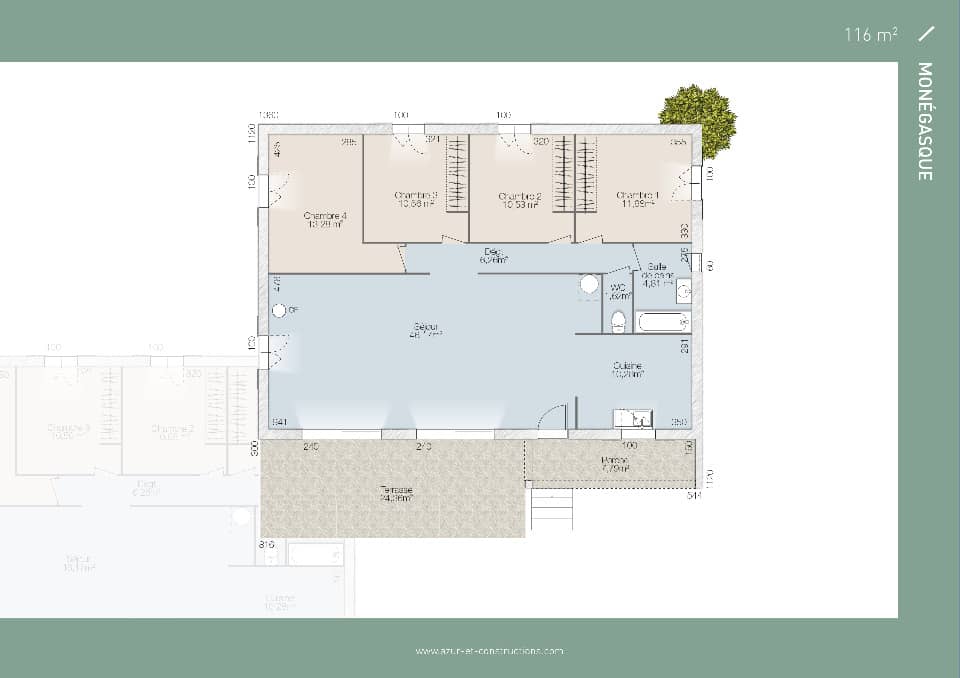 Maison neuve - Terrain à bâtir Mouriès (13890) à Mouriès (13), prix 288 900 €