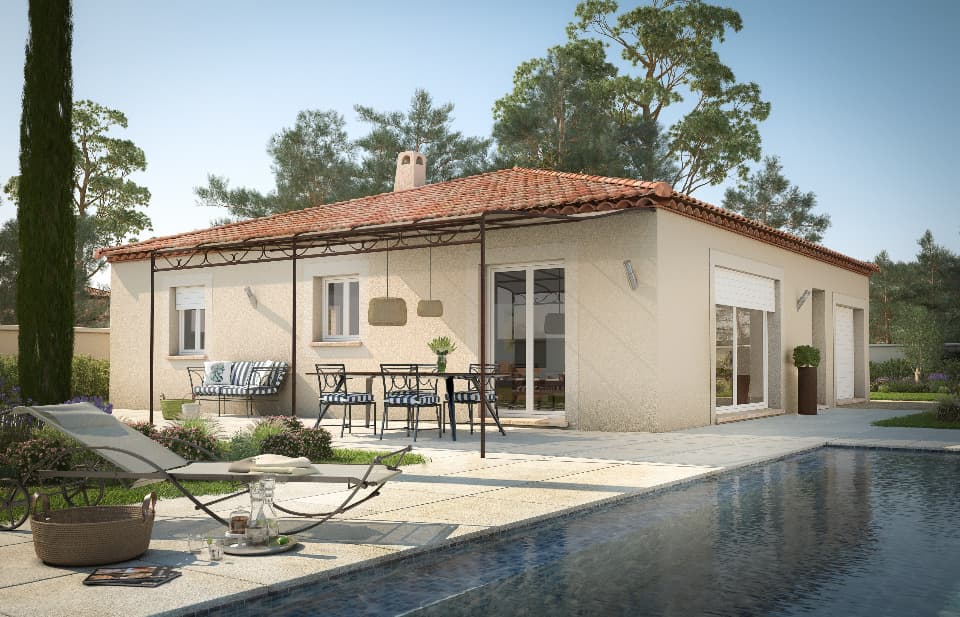 Maison neuve - Terrain à bâtir Châteauneuf-les-Martigues (13220) à Châteauneuf-les-Martigues (13), prix 419 890 €