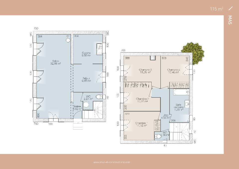 Maison neuve - Terrain à bâtir Châteauneuf-les-Martigues (13220) à Châteauneuf-les-Martigues, prix 385 900 €