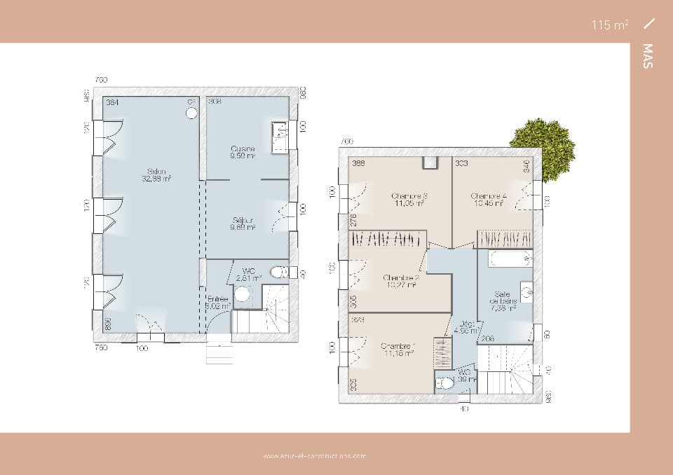Maison neuve - Terrain à bâtir () à Les Pennes-Mirabeau (13), prix 439 000 €
