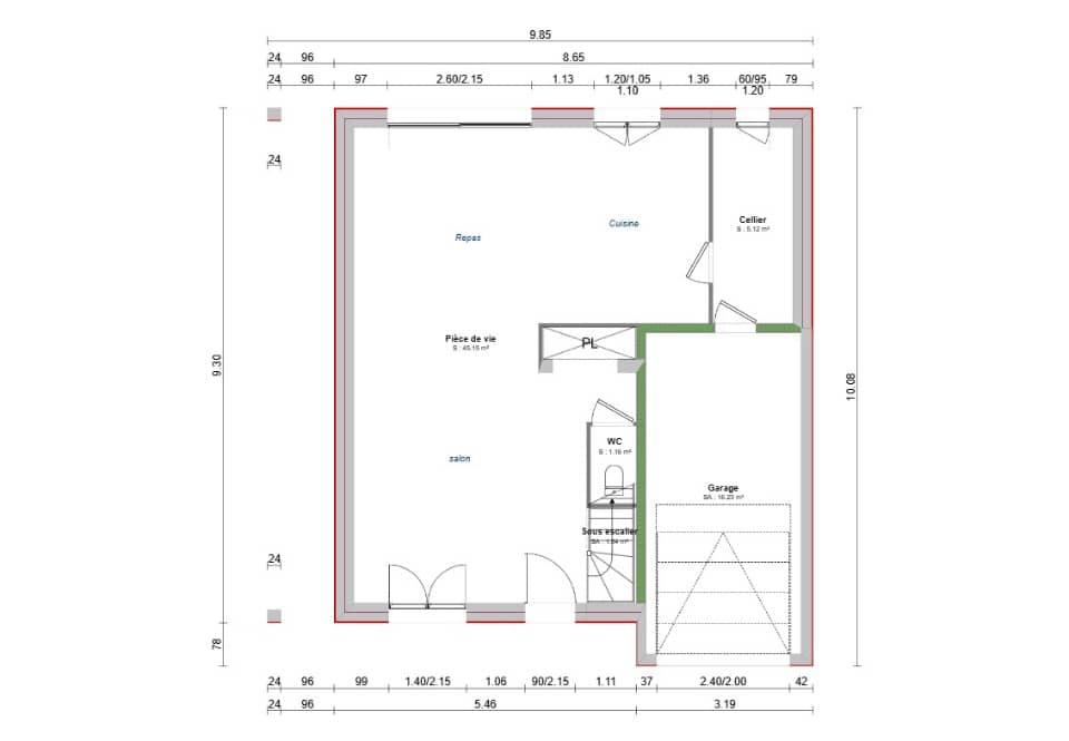 Maison neuve - Terrain à bâtir Saclay (91400) à Saclay (91), prix 475 711 €
