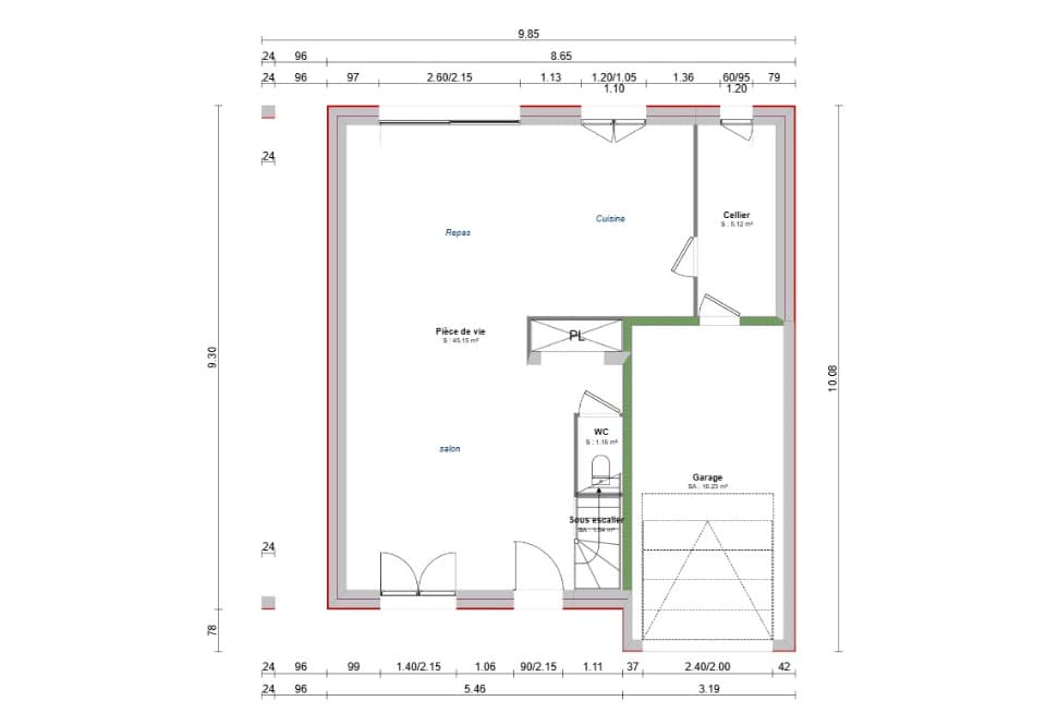 Maison neuve - Terrain à bâtir Saclay (91400) à Saclay (91), prix 475 711 €