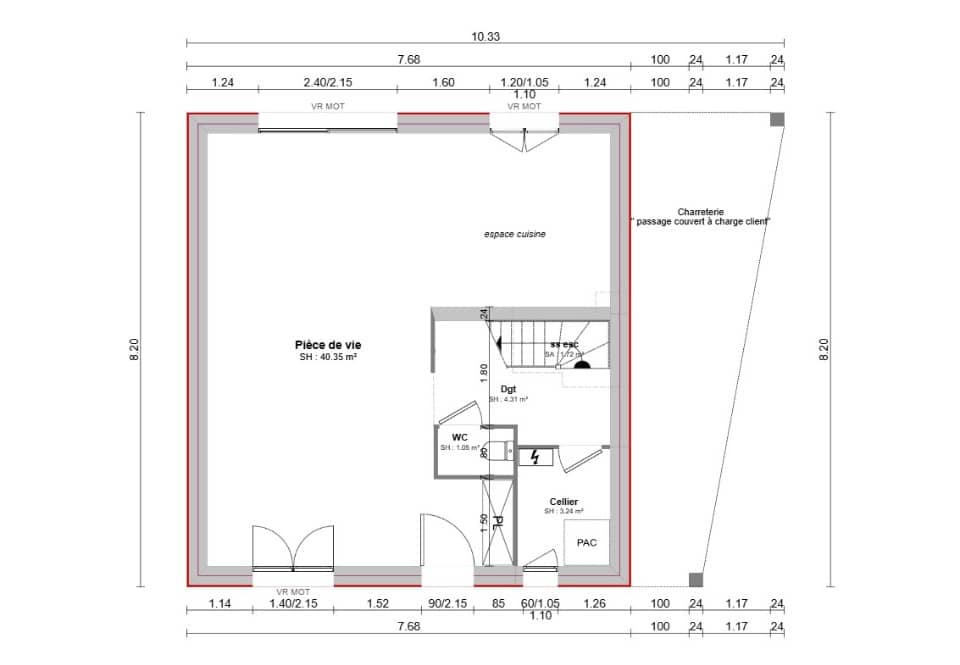 Maison neuve - Terrain à bâtir Antony (92160) à Antony (92), prix 379 817 €