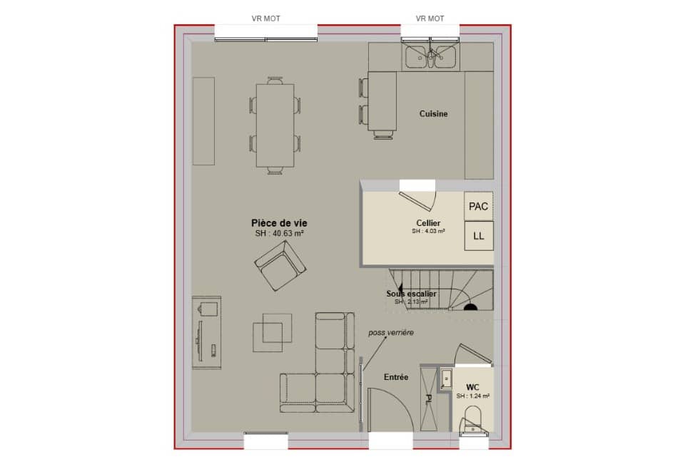 Maison neuve - Terrain à bâtir Saclay (91400) à Saclay (91), prix 399 768 €