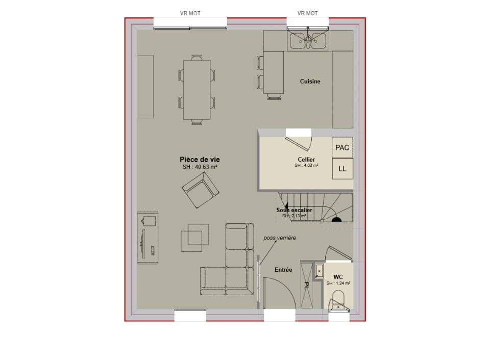 Maison neuve - Terrain à bâtir Saclay (91400) à Saclay (91), prix 399 768 €