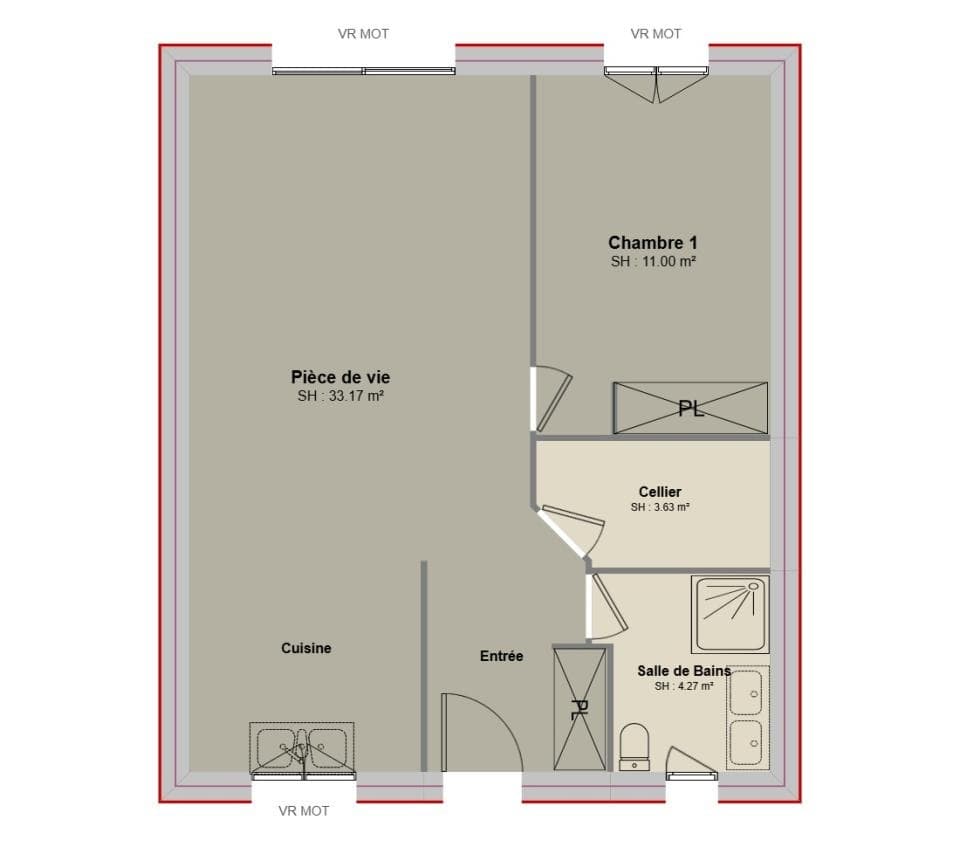 Maison neuve - Terrain à bâtir Saclay (91400) à Saclay (91), prix 368 911 €