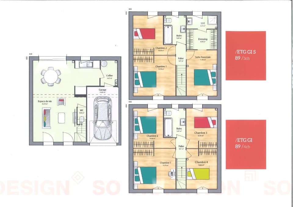 Maison neuve - Terrain à bâtir Boussy-Saint-Antoine (91800) à Boussy-Saint-Antoine (91), prix 349 211 €