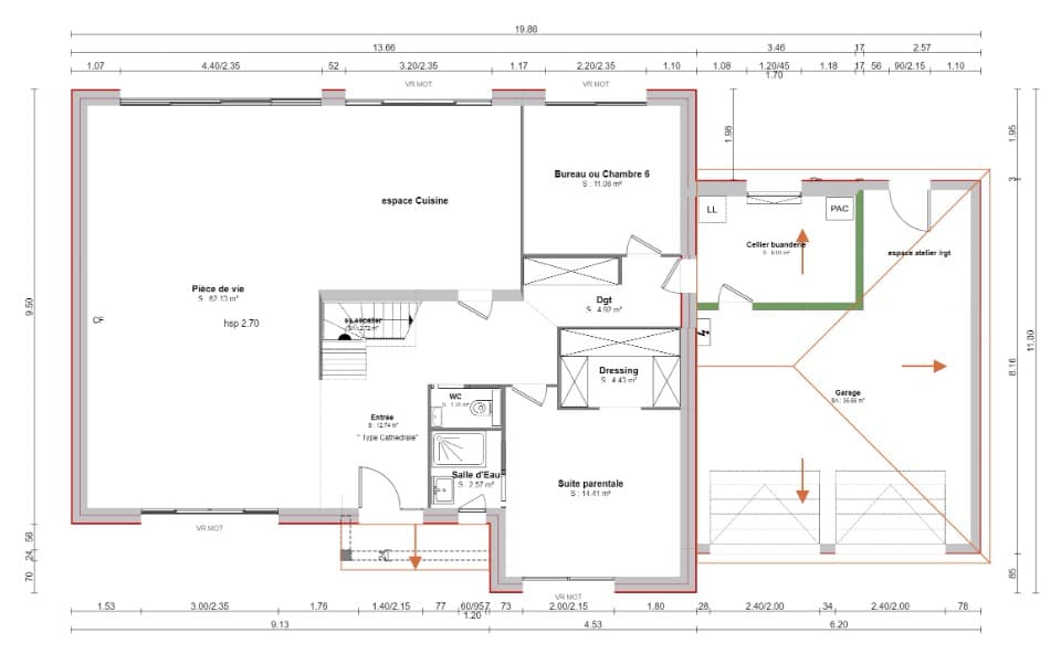 Maison neuve - Terrain à bâtir Boissettes (77350) à Boissettes (77), prix 689 211 €