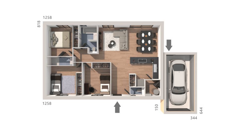 Maison neuve - Terrain à bâtir  () à Notre-Dame-de-Londres (34), prix 348 500 €