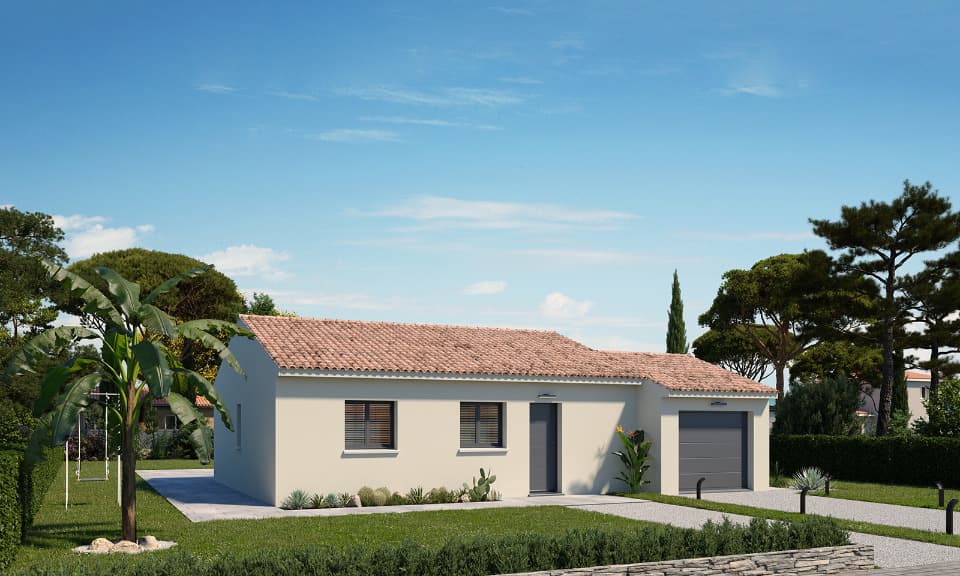 Maison neuve - Terrain à bâtir () à Rochefort-du-Gard (30), prix 259 850 €