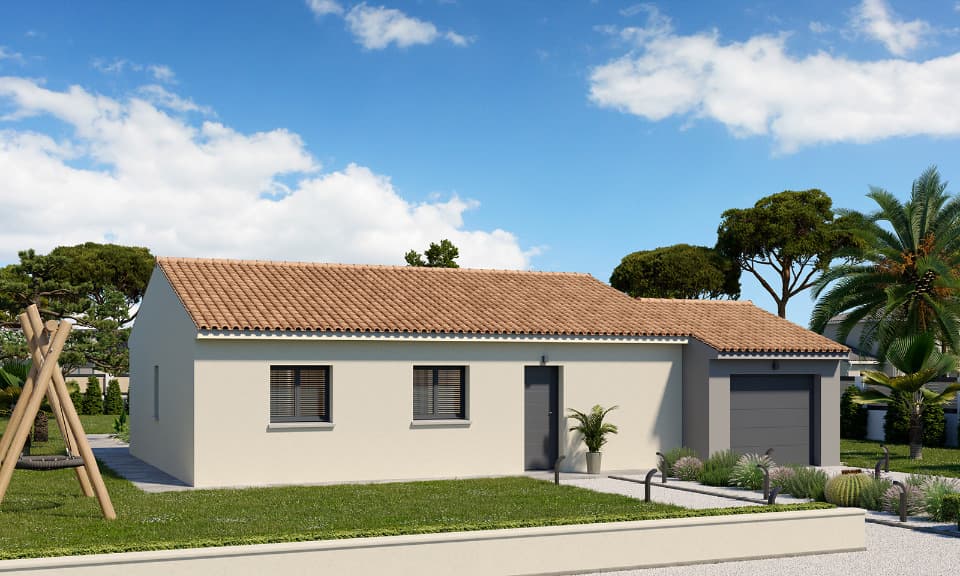 Maison neuve - Terrain à bâtir () à Saint-Théodorit (30), prix 234 900 €
