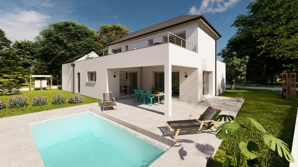 Maison neuve - Terrain à bâtir Ussac (19270) à Ussac (19), prix 470 000 €