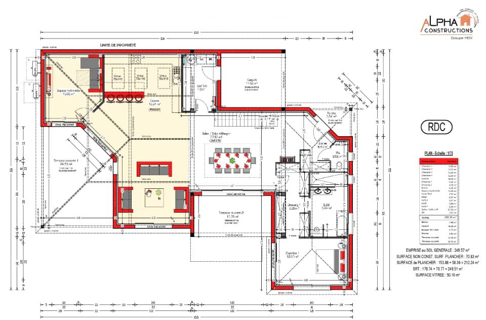 Maison neuve - Terrain à bâtir Bordeaux (33200) à Bordeaux, prix 1 105 000 €