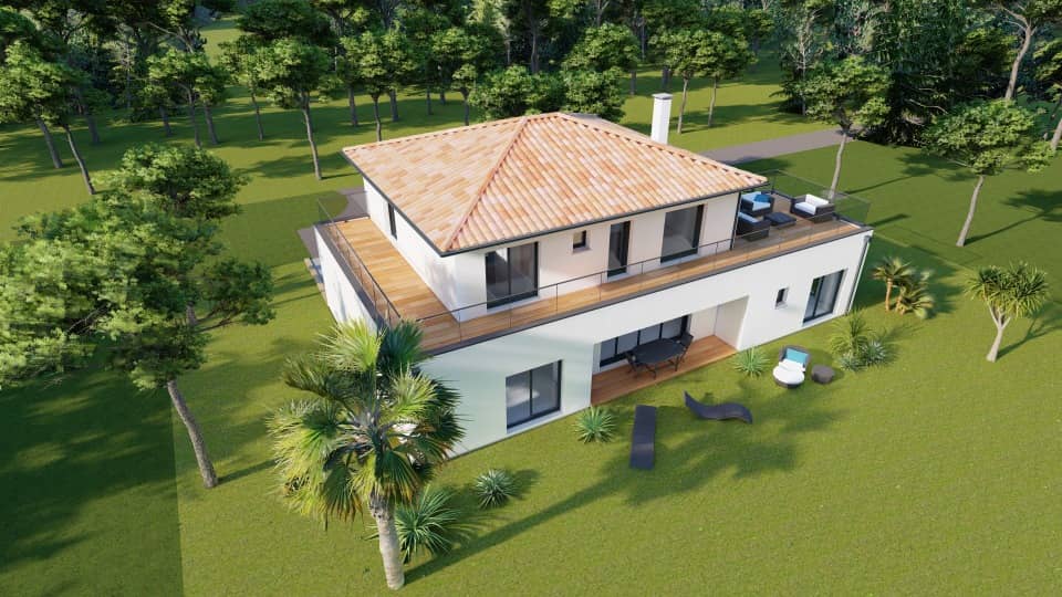 Maison neuve - Terrain à bâtir Le Bouscat (33110) à Le Bouscat, prix 865 000 €