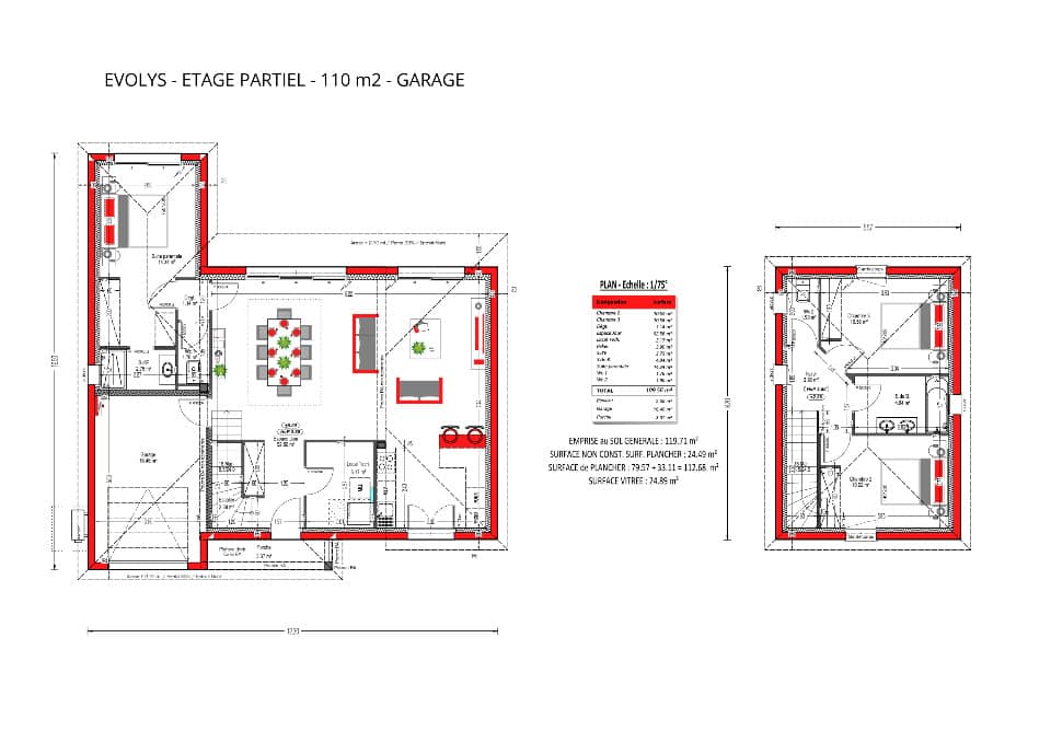 Maison neuve - Terrain à bâtir Eysines (33320) à Eysines (33), prix 449 000 €