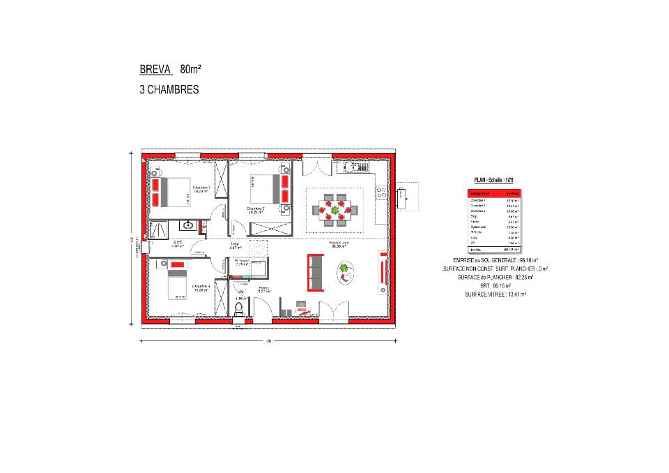 Maison neuve - Terrain à bâtir Hourtin (33990) à Hourtin, prix 433 480 €
