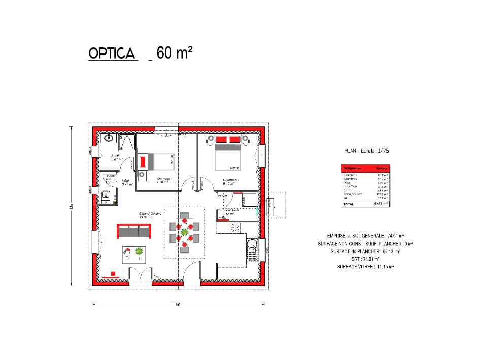 Maison neuve - Terrain à bâtir Lesparre-Médoc (33340) à Lesparre-Médoc, prix 175 000 €
