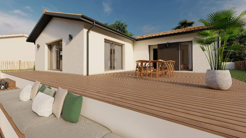 Maison neuve - Terrain à bâtir Gaillan-en-Médoc (33340) à Gaillan-en-Médoc, prix 274 200 €