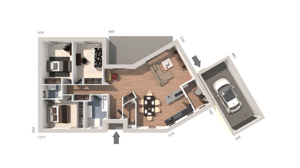 Maison neuve - Terrain à bâtir Saint-Martin-de-Londres (34380) à Saint-Martin-de-Londres (34), prix 363 940 €