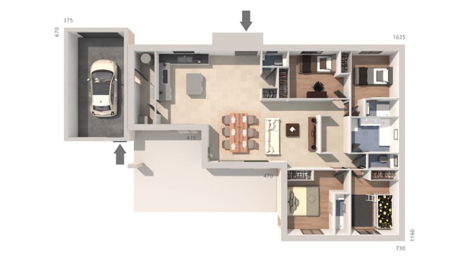 Maison neuve - Terrain à bâtir Montpellier (34000) à Montpellier (34), prix 454 520 €