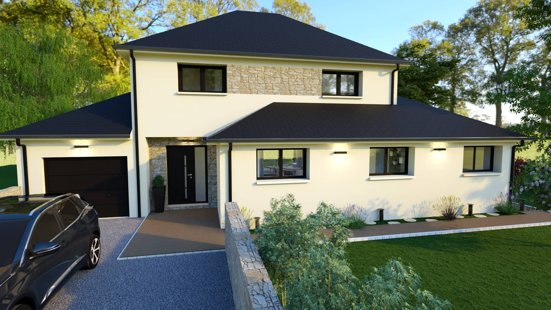 Maison neuve - A Seulement 6 minutes de MONDEVILLE 2 ! PTZ revient n'attendez plus ! à Caen, prix 268 000 €