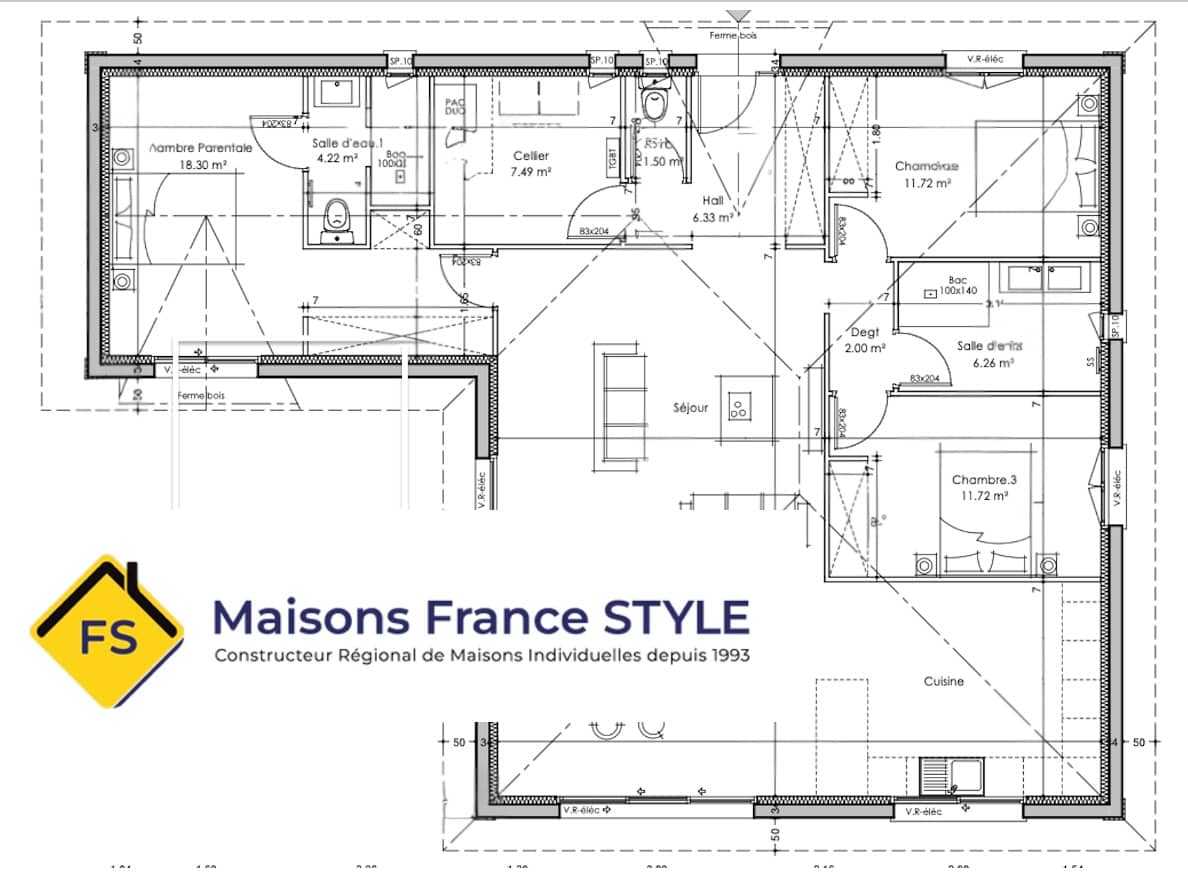 Terrain - LE TEICH - Bassin d'Arcachon terrain constructible 1000 m² à Le Teich, prix 199 000 €