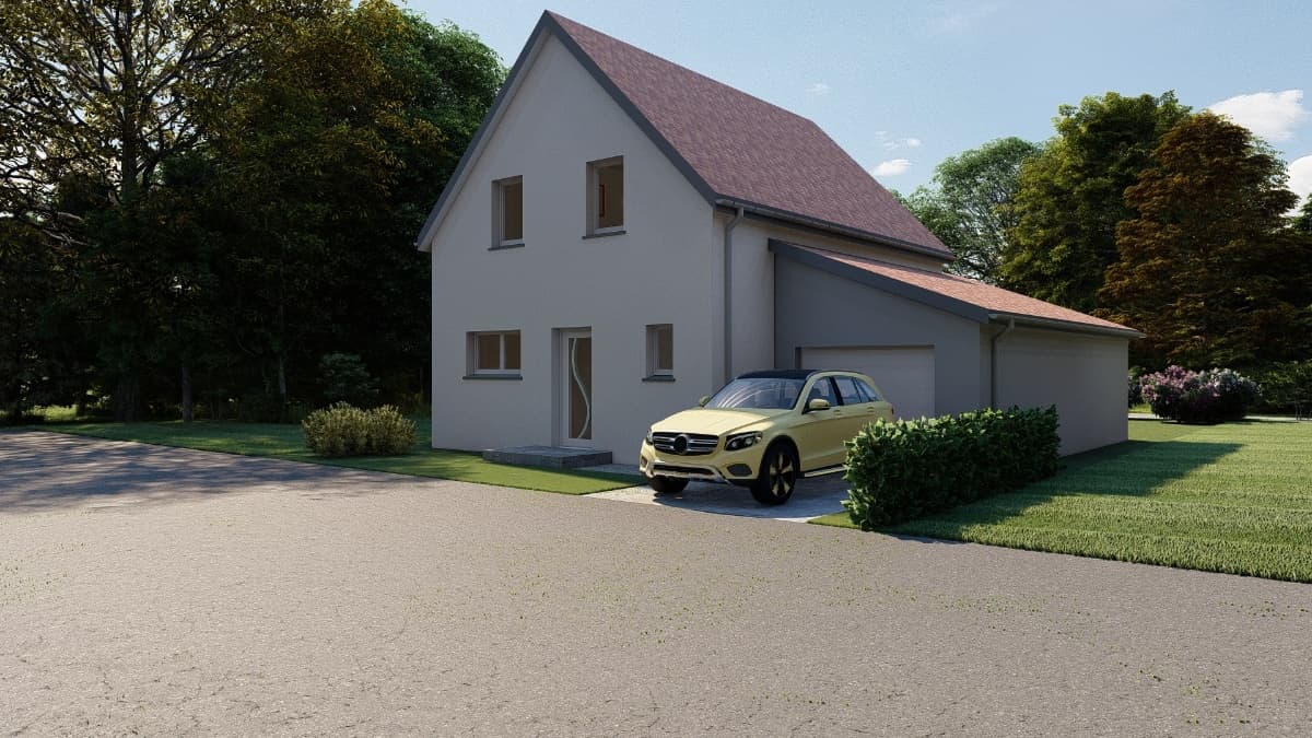 Maison neuve - Maison neuve 100 m² avec garage à Epfig (67), prix 310 000 €