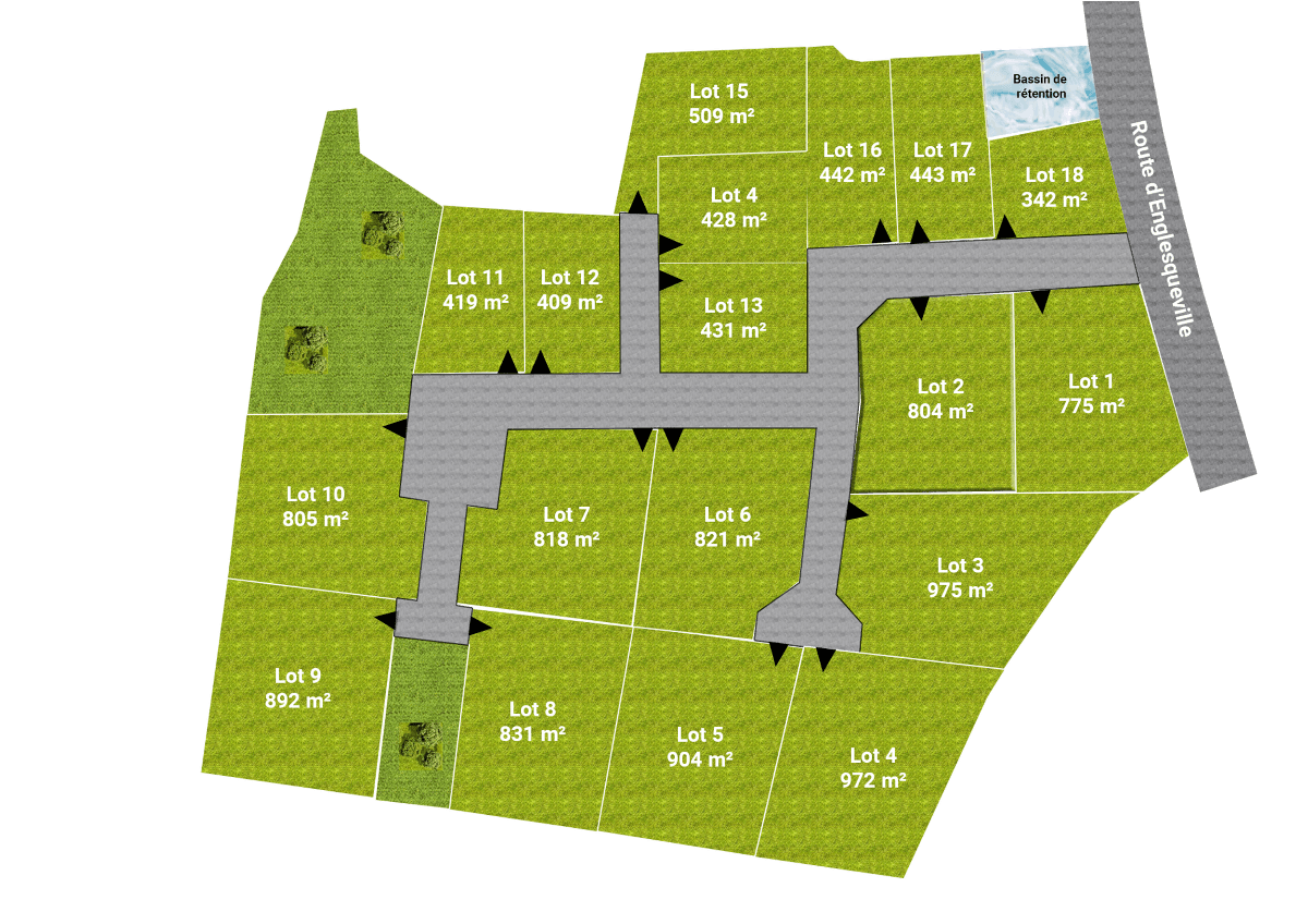 Terrain Cambremer (14) - 975m² - 95000€ (photo 5/5)