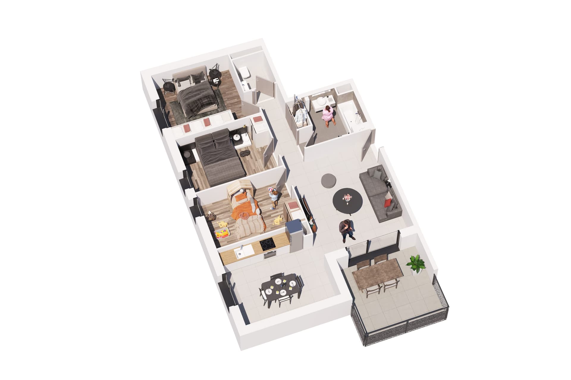 Maison neuve Thionville (57) - 75m² - 262000€ (photo 5/6)