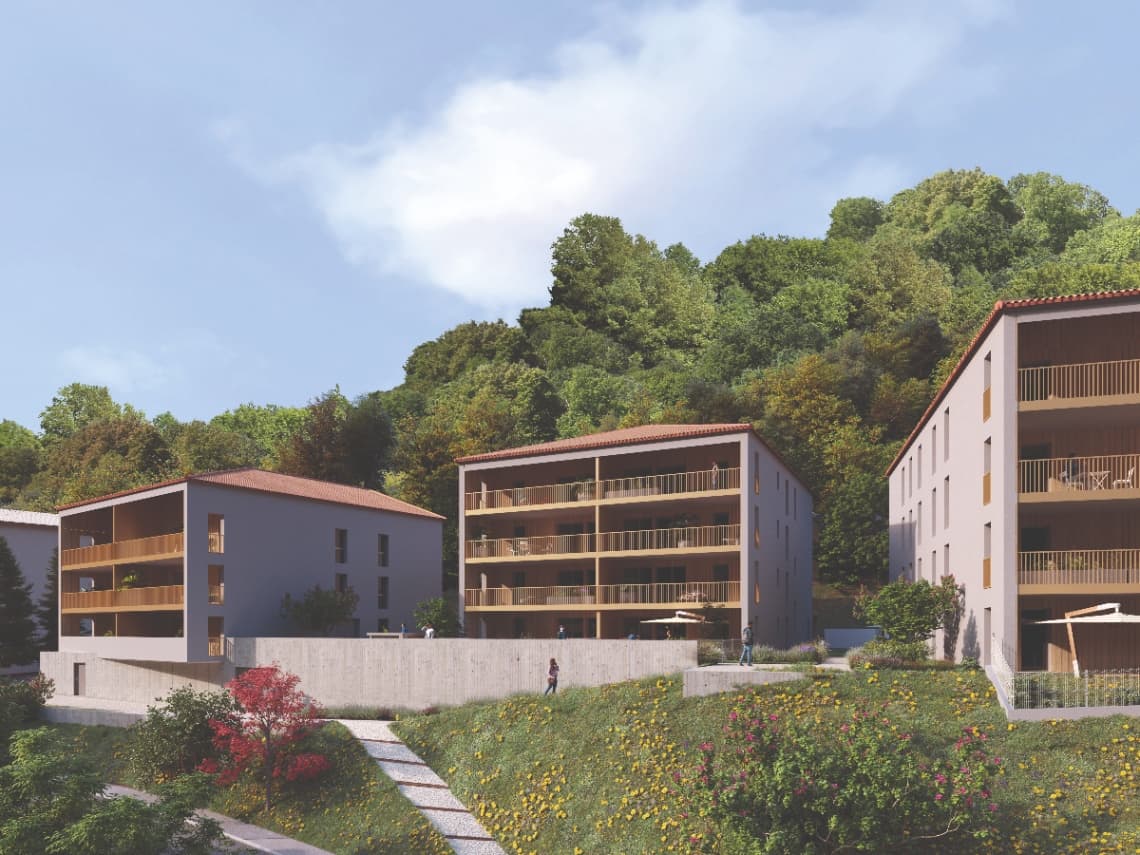 Appartements neufs - Résidence NEUVE "La Boiserie"  à St romain en gal (69), prix 180 000 €