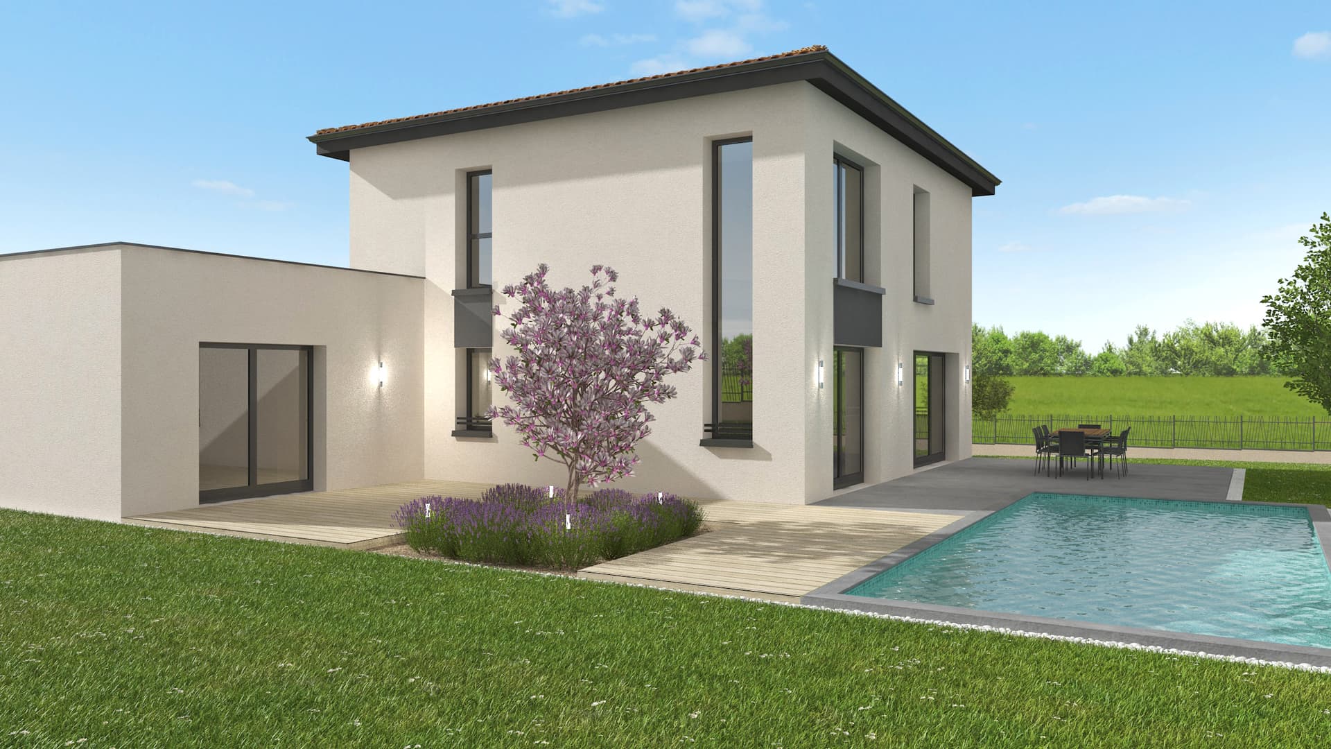 Maison neuve St etienne des oullieres (69) - 151m² - 573000€ (photo 1/6)