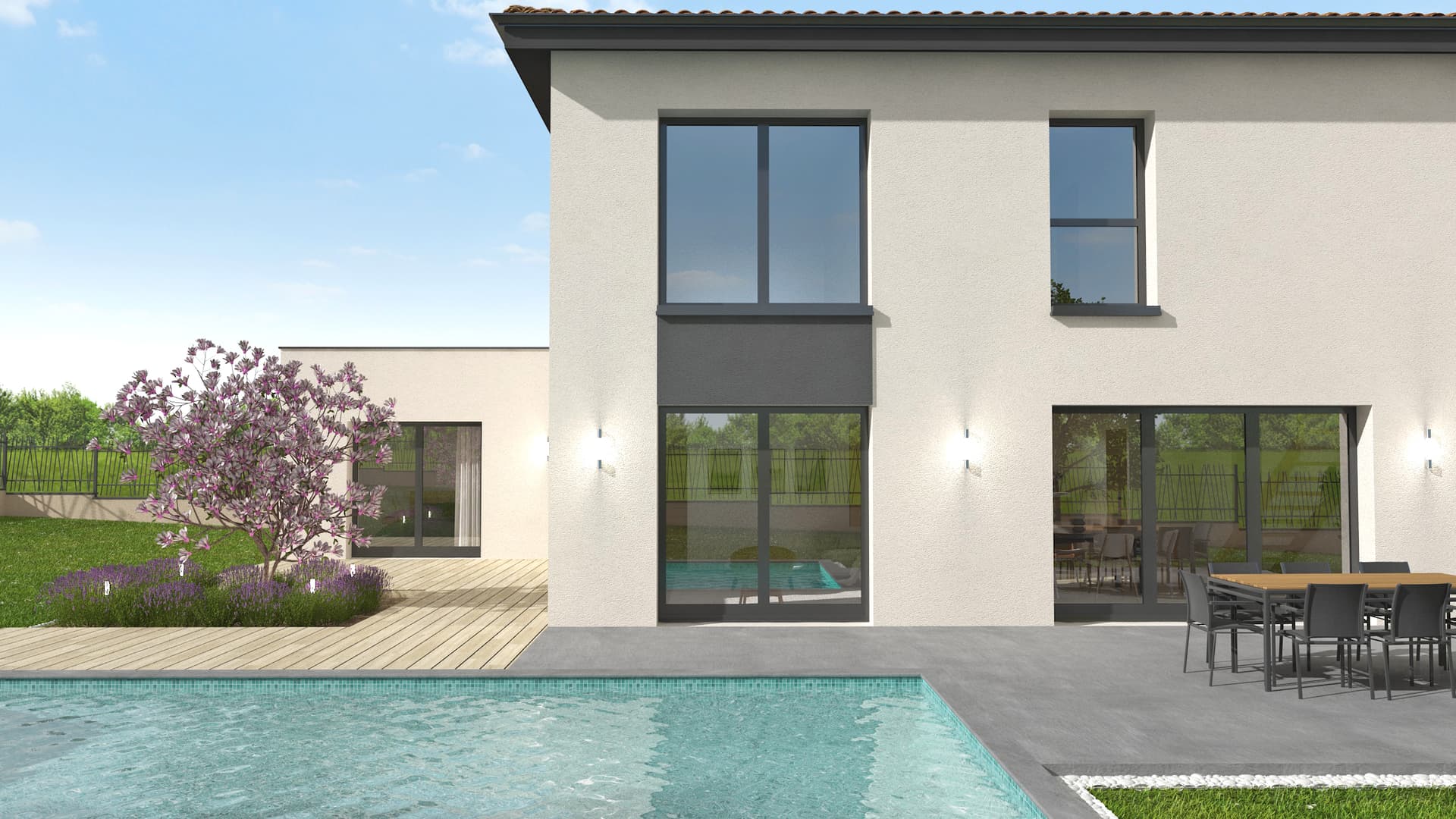 Maison neuve St etienne des oullieres (69) - 151m² - 573000€ (photo 5/6)