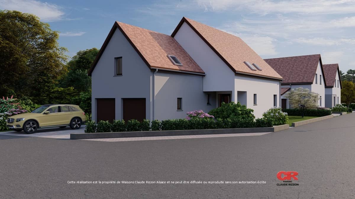 Maison neuve - Maison neuve 165m² avec garage à Scharrachbergheim irmstett (67), prix 510 000 €