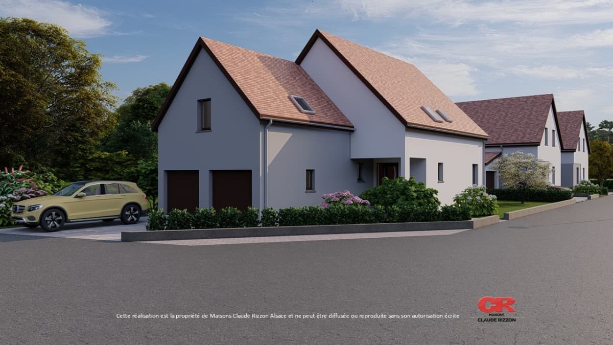 Maison neuve - Maison neuve 165m² avec garage à Scharrachbergheim irmstett (67), prix 510 000 €