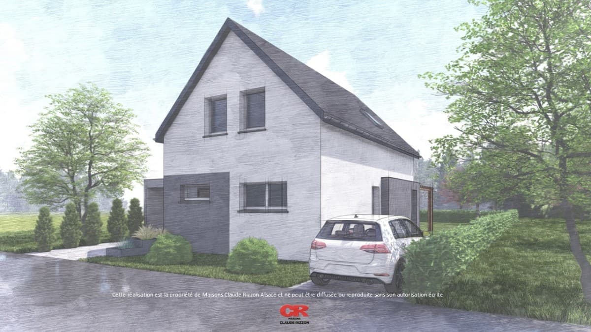 Maison neuve Mertzwiller (67) - 100m² - 270000€ (photo 2/2)