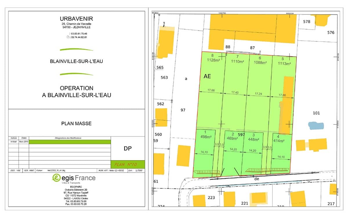 Terrain - Terrain 413m² BLAINVILLE S/L'EAU à Blainville sur l eau (54), prix 51 200 €