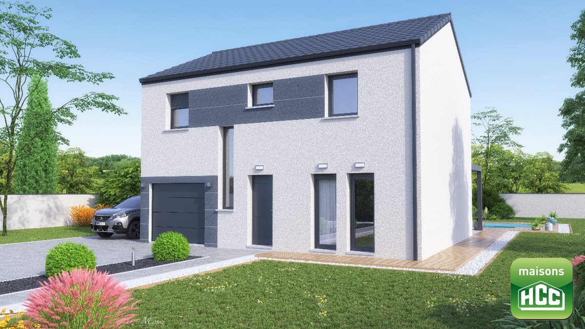 Maison neuve - Maison 5 pièces - 107 m² à Piennes (54), prix 239 000 €