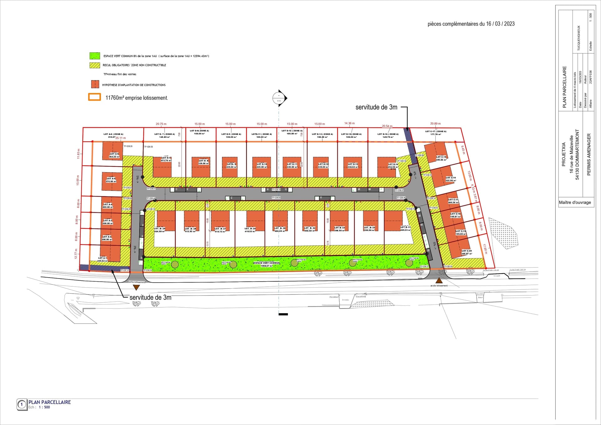 Lotissement - Lotissement ROUTE DE MAIRY à Tucquegnieux (54), prix 39 000 €