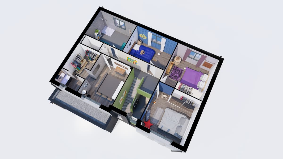 Maison neuve Lorry les metz (57) - 125m² - 400000€ (photo 5/6)
