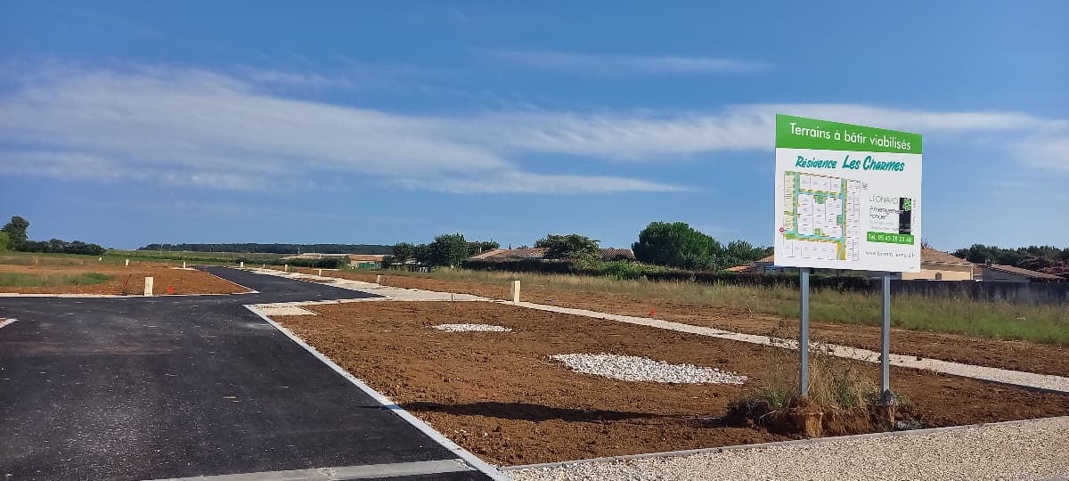 Lotissement - Terrains à bâtir - Roullet à Roullet st estephe (16), prix 47 000 €