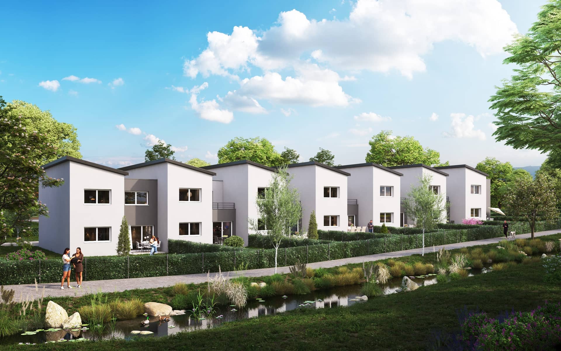 Maison neuve - LE CLOS SICAMPOIS à SEICHAMPS à Seichamps, prix 278 000 €