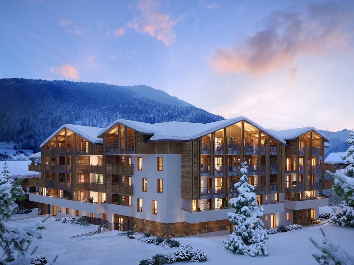 Appartements neufs - Le KOS à St jean de sixt (74), prix 102 604 €