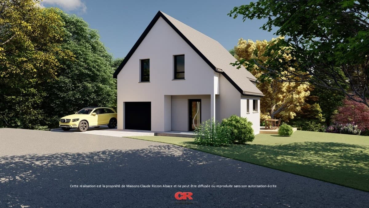 Maison neuve - Maison neuve 5 pièces, garage à Sand (67), prix 359 000 €