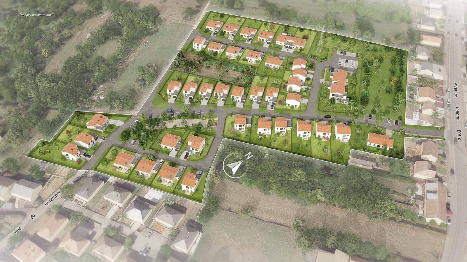 Terrain - LE HAMEAU DE BUDANGE - Lot 01 à Fameck (57), prix 109 000 €