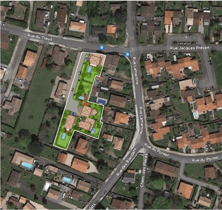 Lotissement - 4 terrains à bâtir à AMBARES à Ambares et lagrave (33), prix 179 000 €