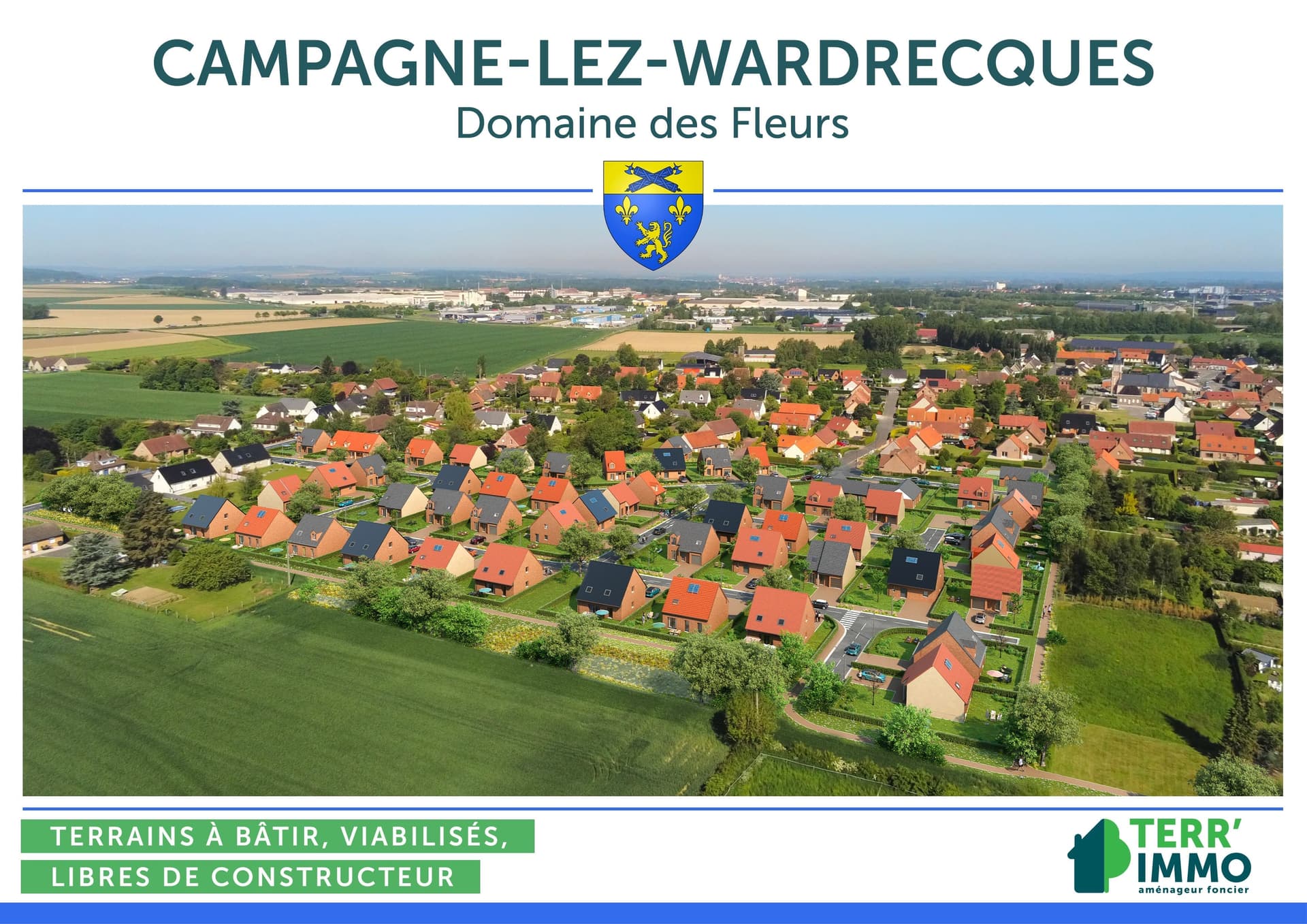 Lotissement - Campagne les Wardrecques à Campagne les wardrecques (62), prix 52 600 €